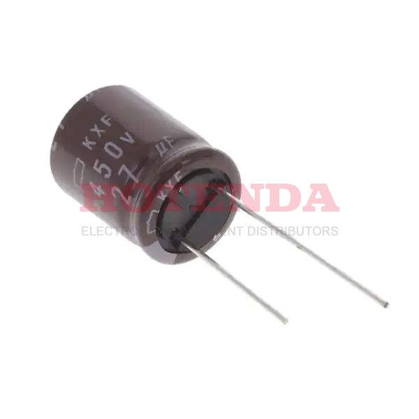 EKXF451ELL270ML20S - KXF 27μF Capacitor ±20% Bulk Through Hole 0.630Dia 16.00mm -40°C~105°C Polar Radial, Can