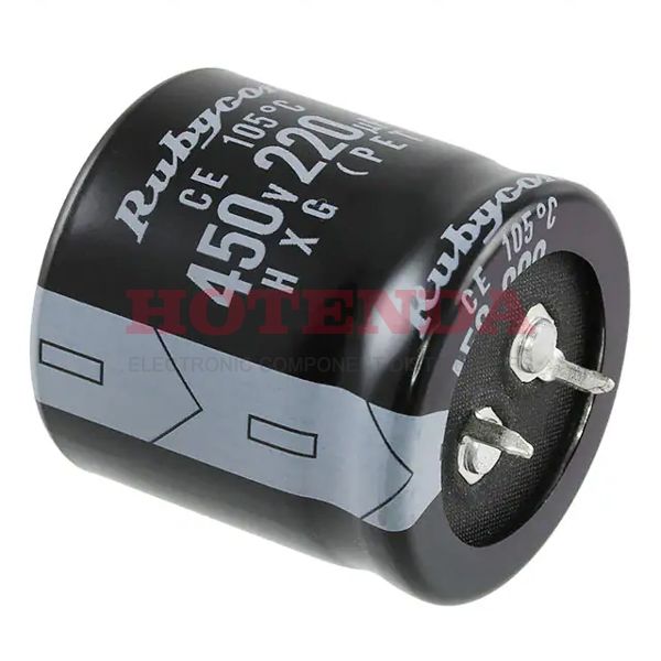450HXG150MEFCSN35X25 - HXG 150μF Capacitor ±20% Bulk Through Hole 1.378Dia 35.00mm -25°C~105°C Polar 10.0076mm Radial, Can - Snap-In