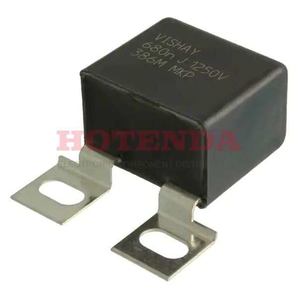 MKP386M560100YT8 - MKP386M 6μF Film Capacitor ±5% Rectangular Box Screw Terminals 1kV-DC 500V-AC Polypropylene (PP), Metallized Chassis Mount