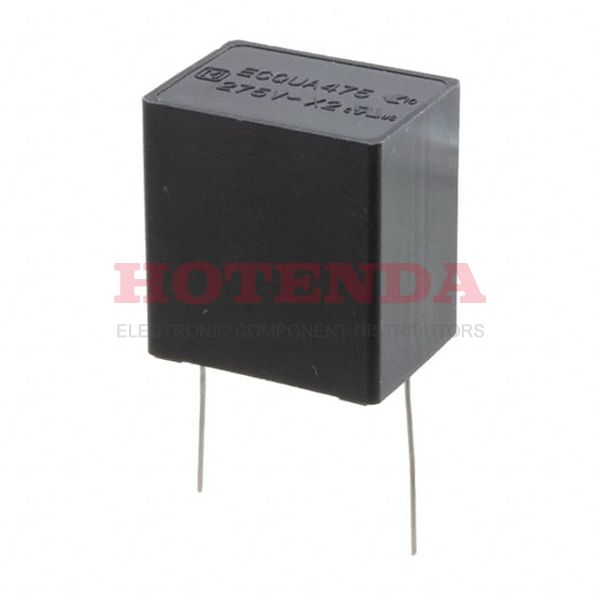 ECQ-UAAF475T1 - ECQ-UA 4.7μF Film Capacitor ±10% Radial PC Pins 275V-AC Polypropylene (PP), Metallized