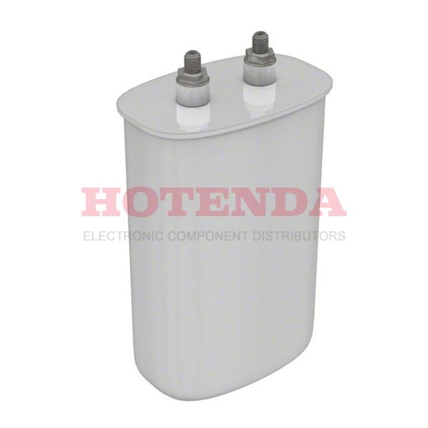 SCRN251R-F - SCR 3μF Film Capacitor ±10% Radial, Can Threaded, Male 2kV-DC 2000Vpk 2KVPK-AC Paper, Metallized Brackets, Chassis Mount, Holder