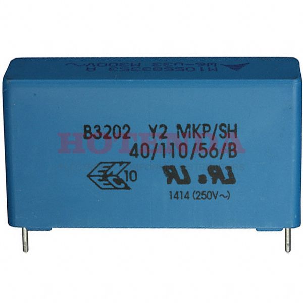 B32026A3564M000 - B32026 0.56μF Film Capacitor ±20% Radial PC Pins 1500V 1.5kV-DC 300V-AC Polypropylene (PP), Metallized