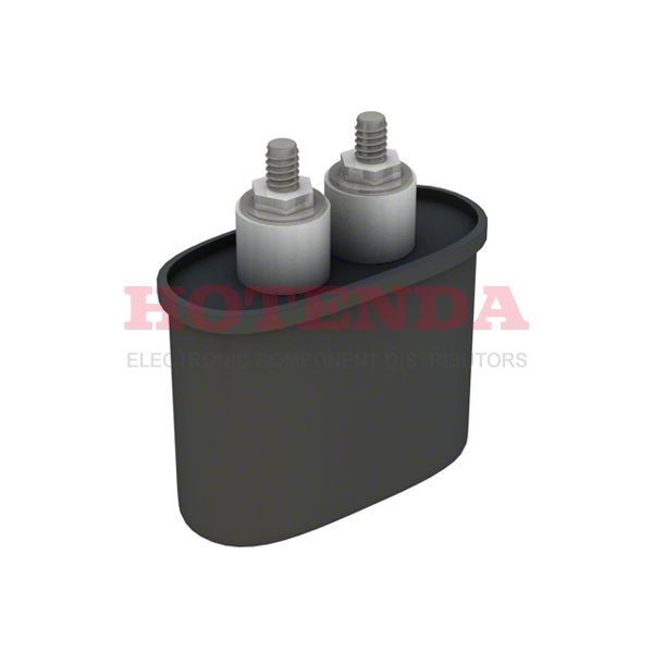 T10W1NR-F - T 1μF Film Capacitor ±10% Radial, Can Threaded, Male 1kV-DC Paper, Metallized Brackets, Chassis Mount, Holder