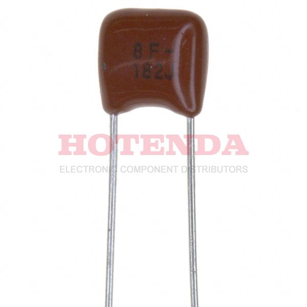 ECQ-B1H182JF - ECQ-B(F) 1800pF Film Capacitor ±5% Radial PC Pins 50V-DC Polyester Through Hole