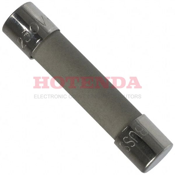 BK/MDA-6-R - FUSE CERAMIC 6A 250VAC 3AB 3AG