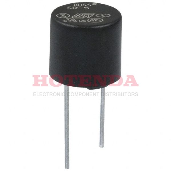 SR-5-5A-AP - FUSE BOARD MOUNT 5A 250VAC RAD