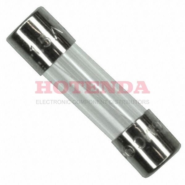 GMC-6.3-R - Fuse Miniature 6.3A 125V Medium Time Delay 2-Pin Cartridge Holder