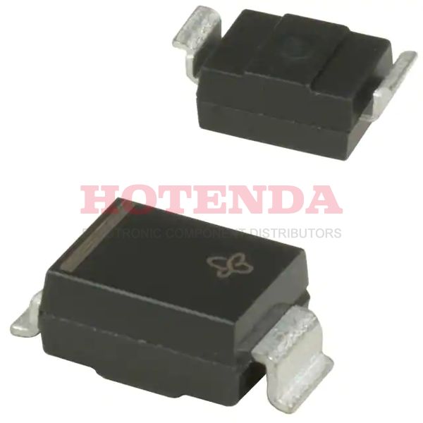 SMZG3792B-M3/52 - ZENER DIODE 7.5Ohm ±5% 13V 5μA @ 9.9V -55°C~150°C 1.5W DO-215AA, SMB Gull Wing