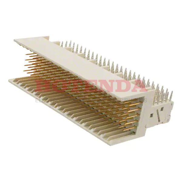 HM2P65PCT260N9 - Conn Hard Metric HDR 125 POS 2mm Press Fit ST Thru-Hole