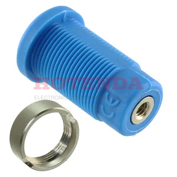 CT2908-6 - CONN BANANA JACK THRD BLUE