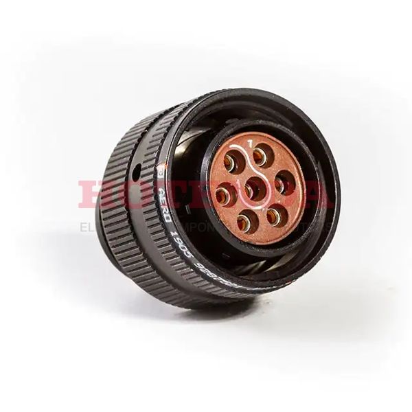 MS24264R12B3SN - Receptacle, Female Sockets Aluminum Panel Mount 3 (Power) Positions Crimp Gold Anodized Bulk N (Normal) Bayonet Lock