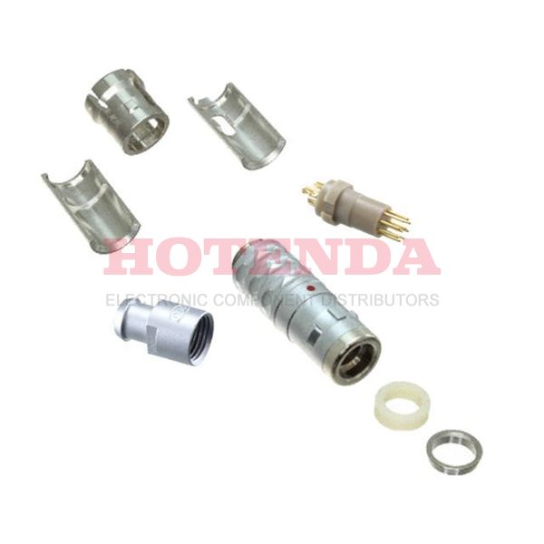 S20K0C-P10MCC9-450S - Plug, Male Pins Brass Free Hanging (In-Line) 10 Positions Solder Cup Gold Chrome over Nickel Bulk Push-Pull