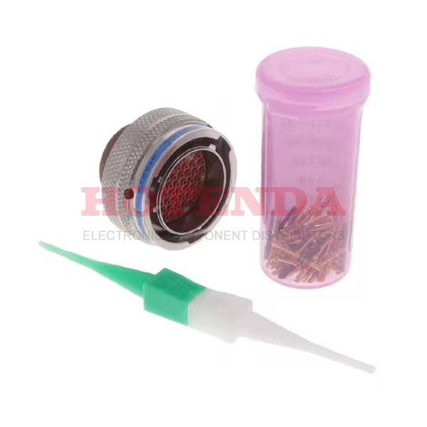 MS27473T16F35P - Plug, Male Pins Aluminum Alloy Free Hanging (In-Line) 55 Positions Crimp Gold Nickel Bulk N (Normal) Bayonet Lock