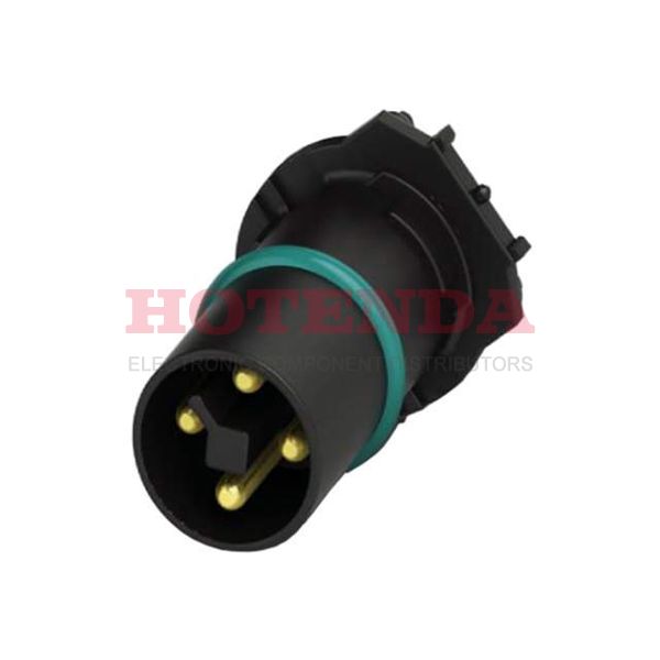 1406396 - Insert, Male Pins Through Hole 4 (Power) Positions Solder Gold Bulk T