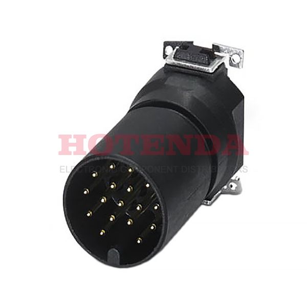 1411930 - Insert, Male Pins Surface Mount 17 Positions Solder Gold Tray A