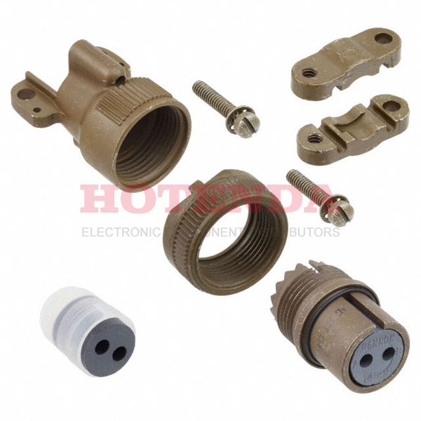 MS3106F14S-9S - Plug, Female SocketsAluminum AlloyFree Hanging (In-Line)2 PositionsSolder CupSilverOlive Drab CadmiumBulkN (Normal)Threaded