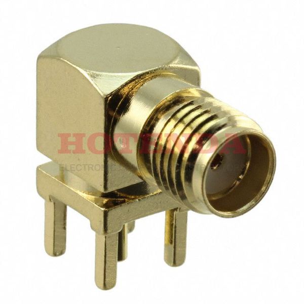 CONSMA002-G - Receptacle, Female Socket Threaded 50Ohm Bulk SMA Solder 1 Port Polytetrafluoroethylene (PTFE) -65°C~165°C