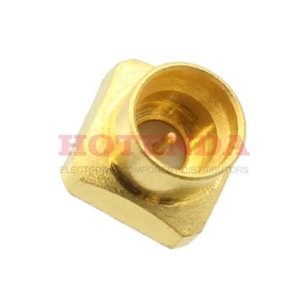 SMP-MSLD-PCT-10 - Receptacle, Male Pin Snap-On 50Ohm Bulk SMP Solder 1 Port Polyetheretherketone (PEEK) -65°C~165°C