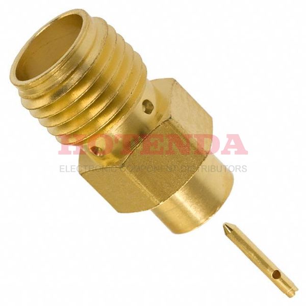 142-0594-001 - Jack, Female Socket Threaded 50Ohm Bulk SMA Solder 1 Port Polytetrafluoroethylene (PTFE) -65°C~165°C