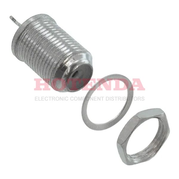 222150-10 - Jack, Female Socket Threaded 75Ohm Bulk F Type Solder Tab 1 Port Polypropylene (PP) -40°C~60°C