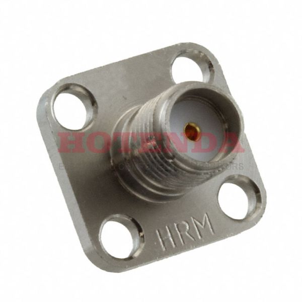 HRM-300-60S - Receptacle, Female Socket Threaded 50Ohm Bulk SMA Solder Cup 1 Port Polytetrafluoroethylene (PTFE) -55°C~85°C