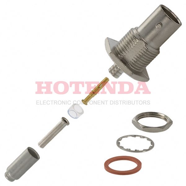 5413590-4 - Jack, Female Socket Bayonet Lock 75Ohm Bulk BNC Crimp 1 Port Polyethylene (PE) -55°C~85°C