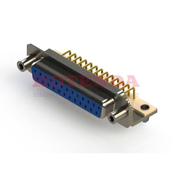 630-M25-240-LT5 - 630M SERIES RIGHT ANGLE D-SUB RE