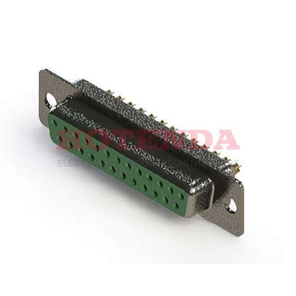 628-M25-622-GN1 - 628M SERIES VERTICAL D-SUB RECEP