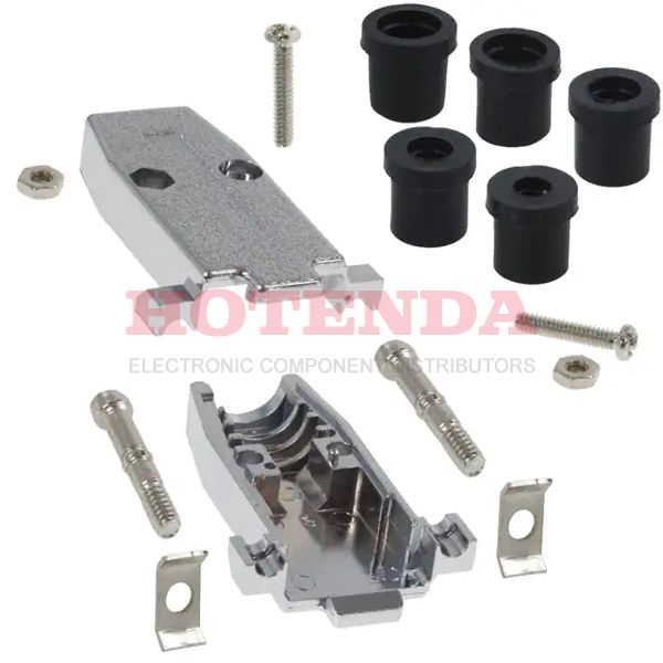 979-009-020-121 - CONN BACKSHELL 9POS 180DEG SHLD