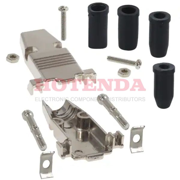 979-009-030-121 - CONN BACKSHELL 9POS 180DEG SHLD