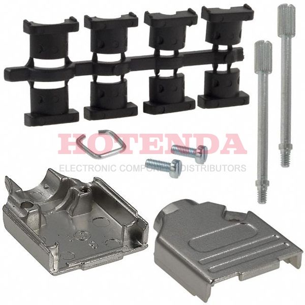 970-009-030-121 - CONN BACKSHELL 9POS 180DEG SHLD