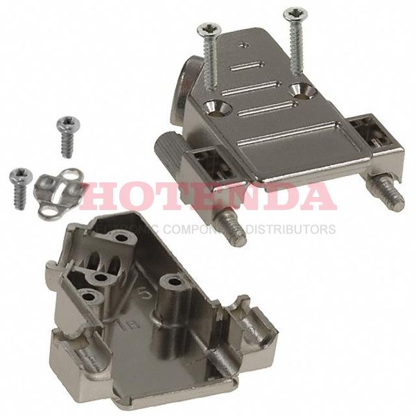 974-009-020-121 - CONN BACKSHELL 9P 40DEG SHLD SLV