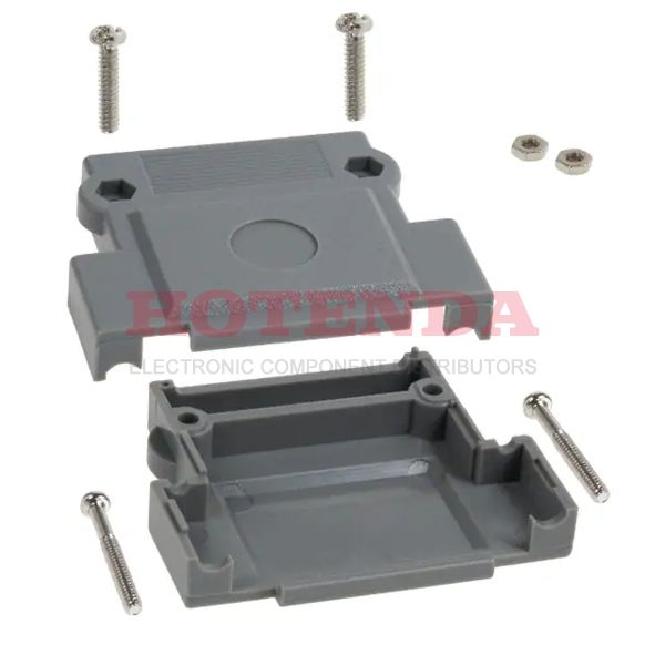 976-025-010-031 - CONN BACKSHELL 25POS 180DEG GRAY