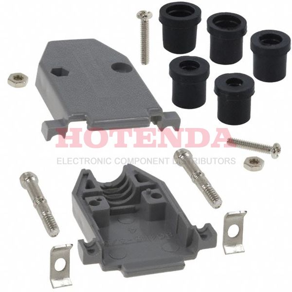 979-015-010-031 - CONN BACKSHELL 15POS 180DEG GRAY