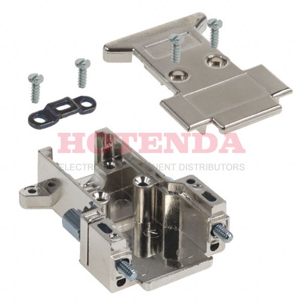 975-009-020R121 - CONN BACKSHELL 9POS 180DEG SHLD