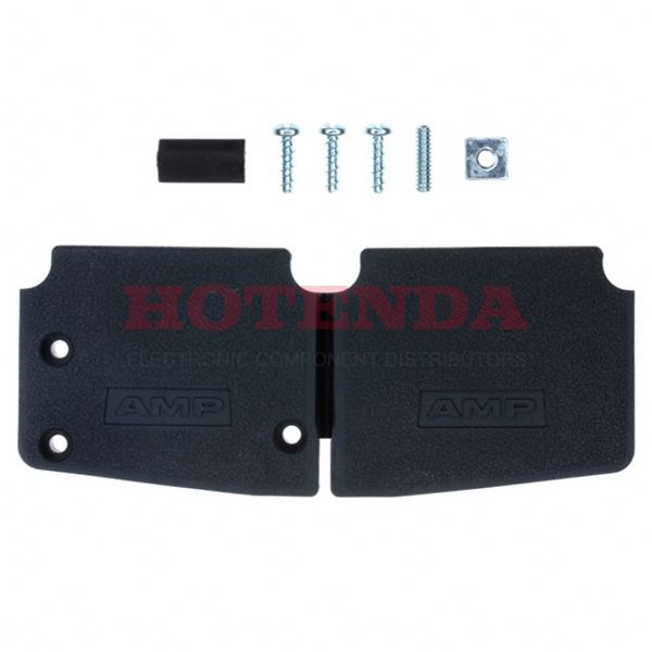 205732-1 - CONN BACKSHELL 50P 45/180DEG BLK