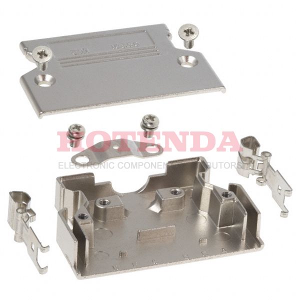 10350-A200-00 - CONN BACKSHELL 50POS 180DEG SHLD