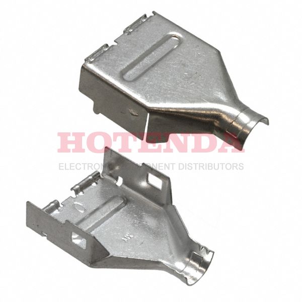 0712452000 - CONN BACKSHELL 60POS 180DEG SILV