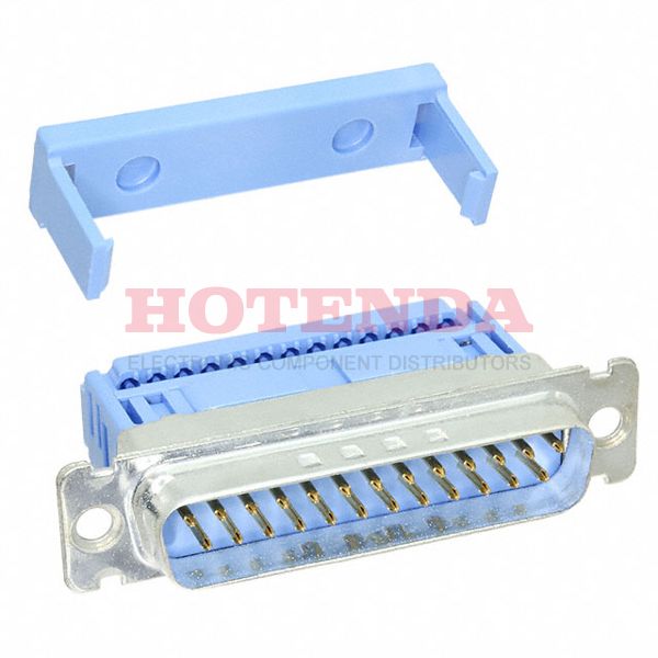 7-1437012-0 - 609-25P-M2=METAL SHELL D-SUB T