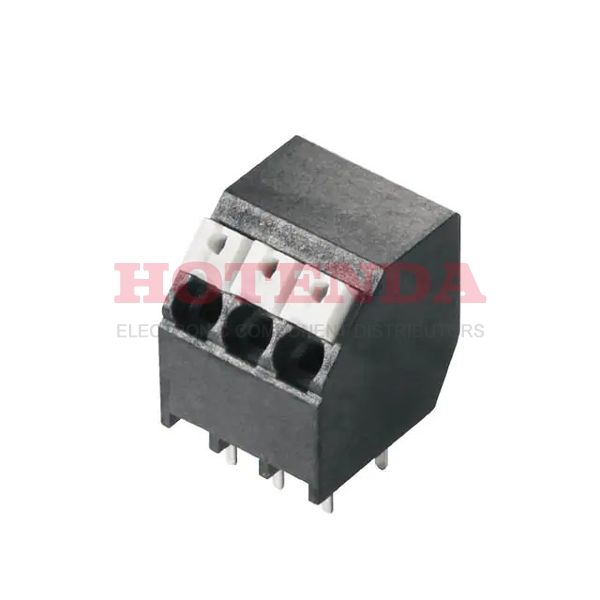 1887650000 - 0.138 3.50mm Black Tape &amp; Reel (TR) Liquid Crystal Polymer (LCP), Glass Filled Through Hole 45° (135°) Angle with Board Screwless - Push Button Clamp 1 Levels 16-24 AWG Omnimate LSF-SMT