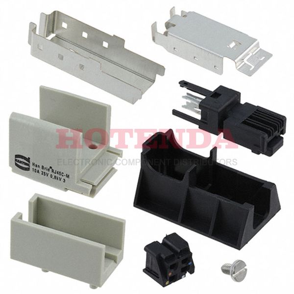 09120033011 - Modular Connectors / Ethernet Connectors Han Brid RJ45C Male insulation body