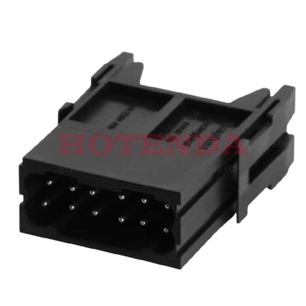 C14610A01250015 - AMPHENOL TUCHEL C146 10A012 500 15. RECTANGULAR INSERT, PLUG, 12POS, CRIMP