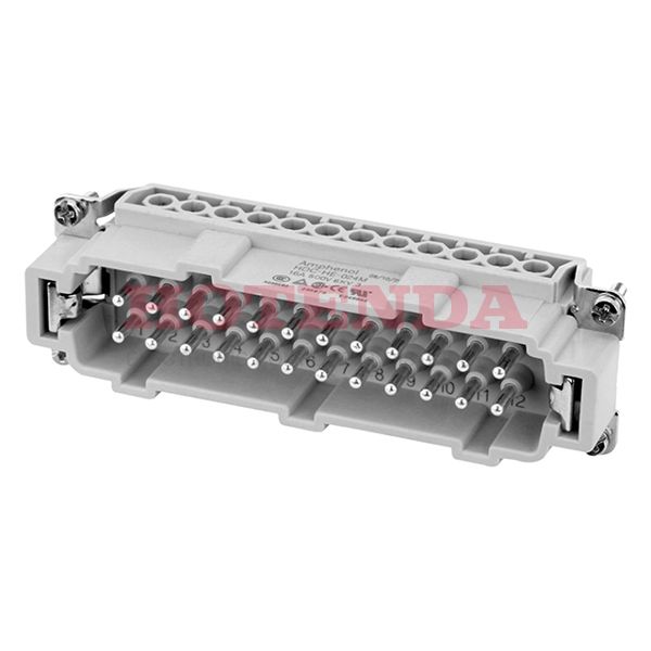 C146 10A024 400 1 - INSERT MALE 24POS+1GND SCREW