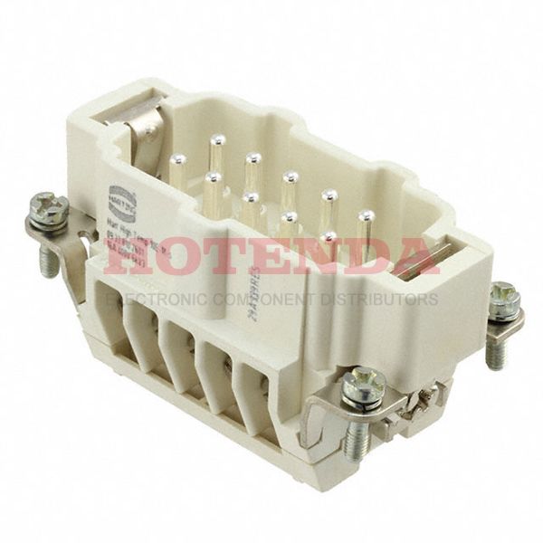 09338102601 - HARTING 09338102601RECTANGULAR INSERT, PLUG, 10 POSITION