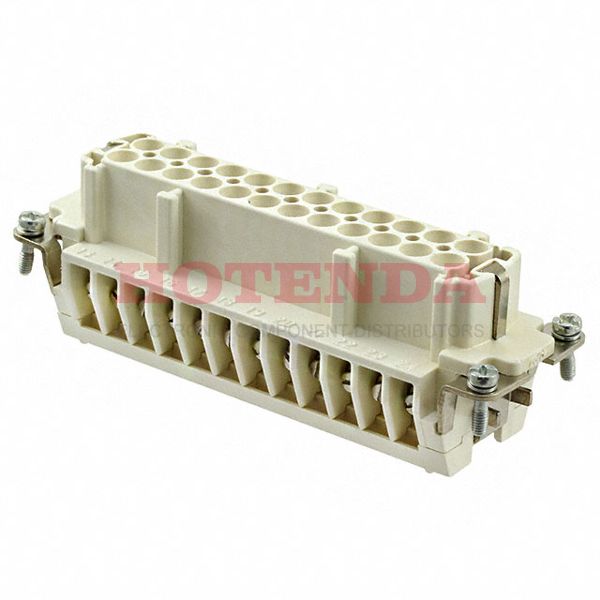 09338242701 - HARTING 09338242701RECTANGULAR INSERT, RECEPTACLE, 24 POSITION