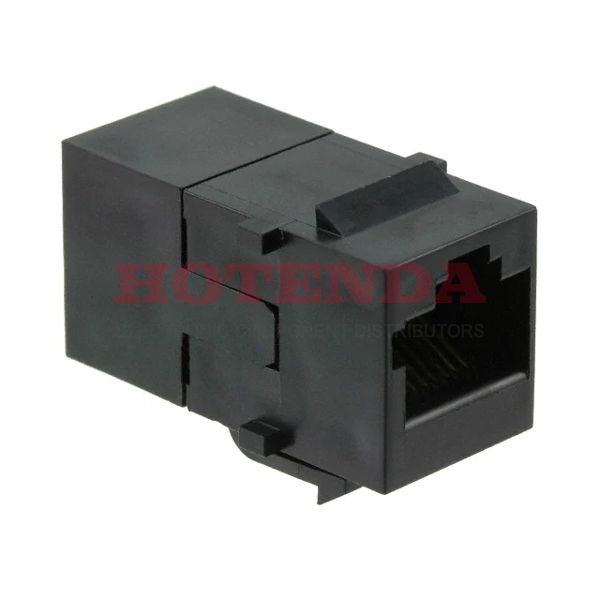 555376-1 - TE CONNECTIVITY / AMP 555376-1 IN LINE COUPLER, RJ45 JACK-RJ45 JACK