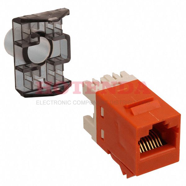 1479794-9 - Modular Connectors / Ethernet Connectors JACK UTP SECURE ORNG