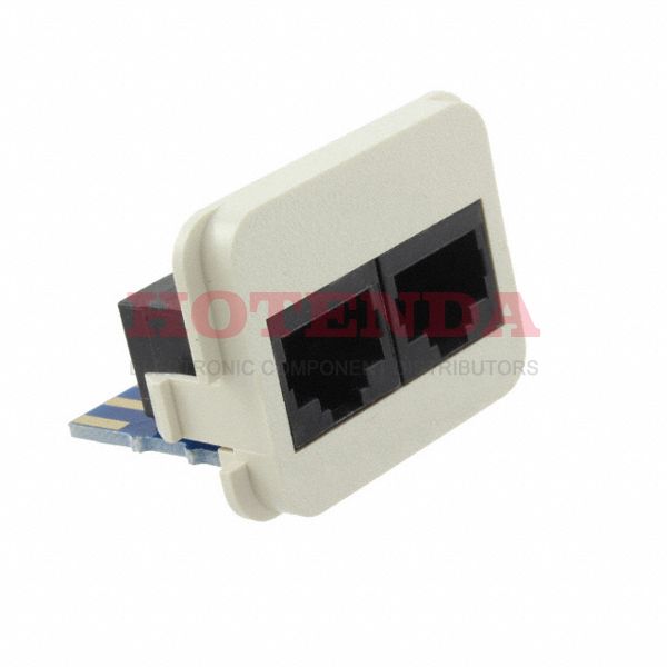 557280-1 - INSERT RJ45 MAGJACK DUAL TO PCB