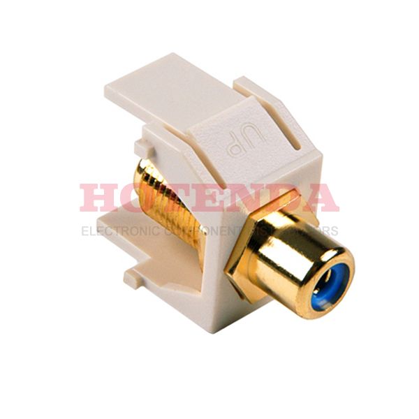 RCAFINSERTBL-FW - INSERT RCA JACK TO F TYPE JACK