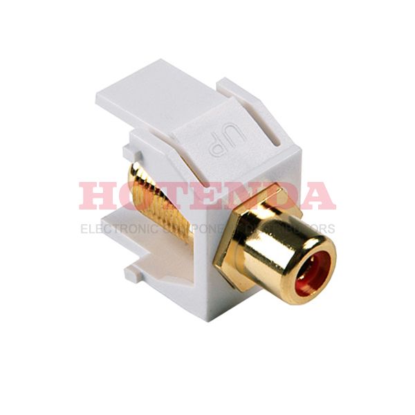 RCAFINSERT-W - INSERT RCA JACK TO F TYPE JACK